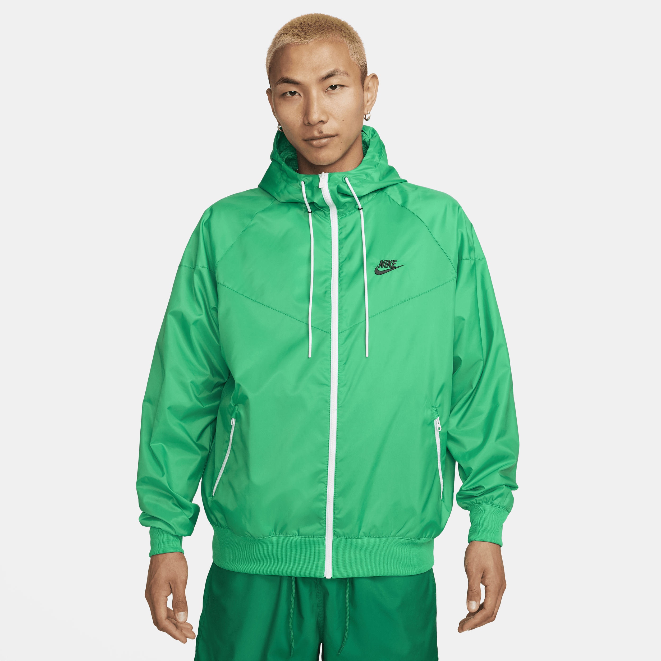 Giacca con cappuccio Nike Sportswear Windrunner - Uomo - Verde