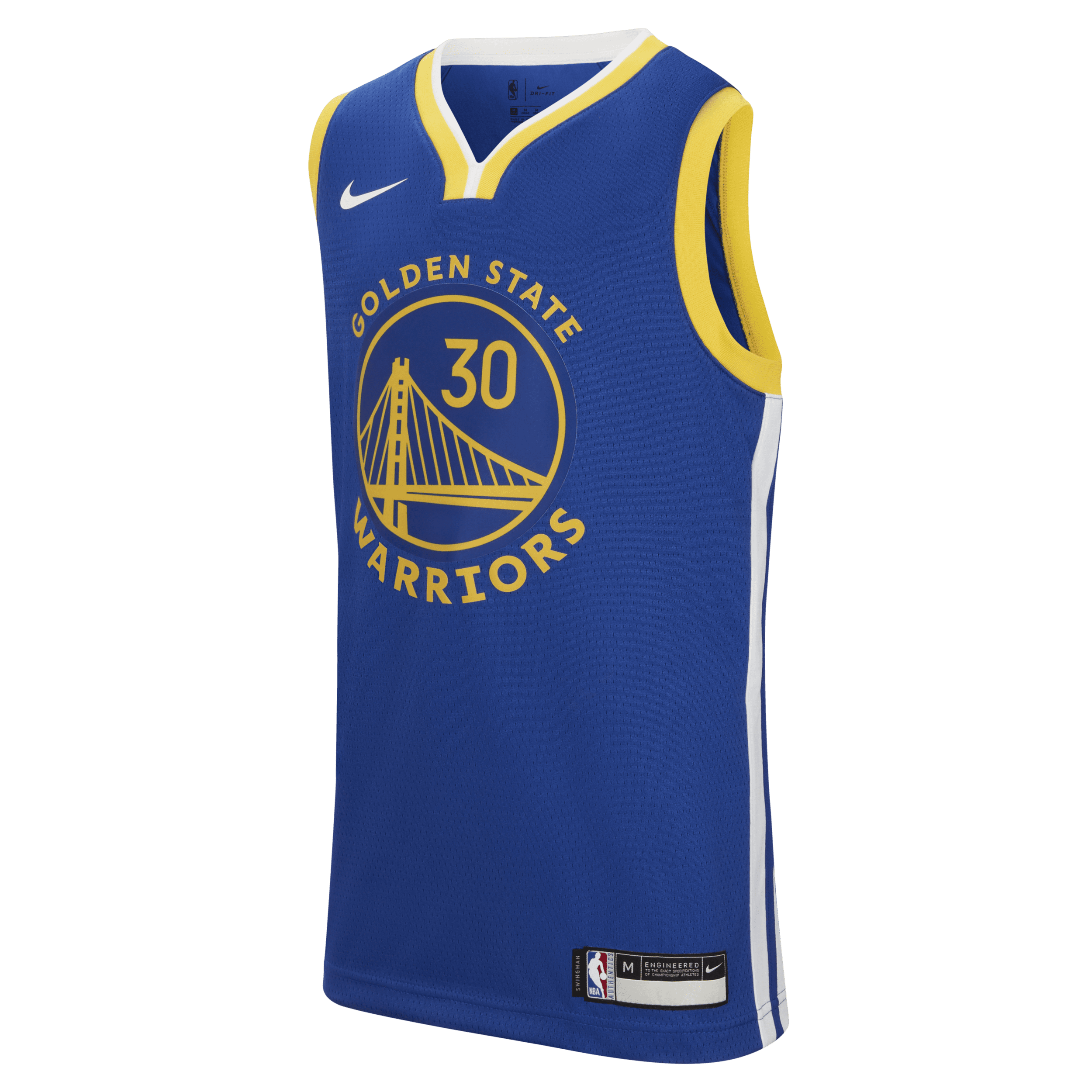 Warriors Icon Edition Swingman Nike NBA-jersey voor kids - Blauw