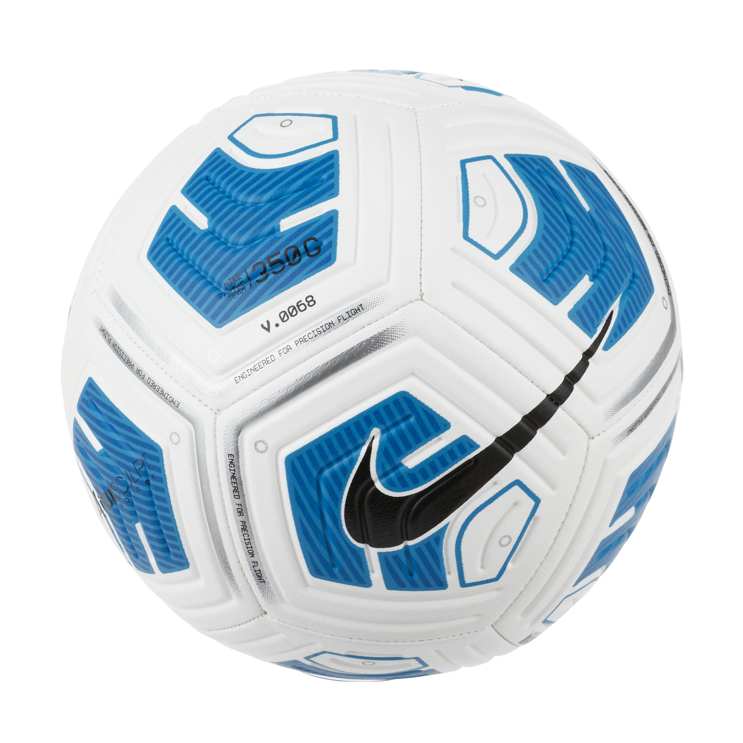 Nike Strike Team Balón de fútbol (350 gramos) - Blanco
