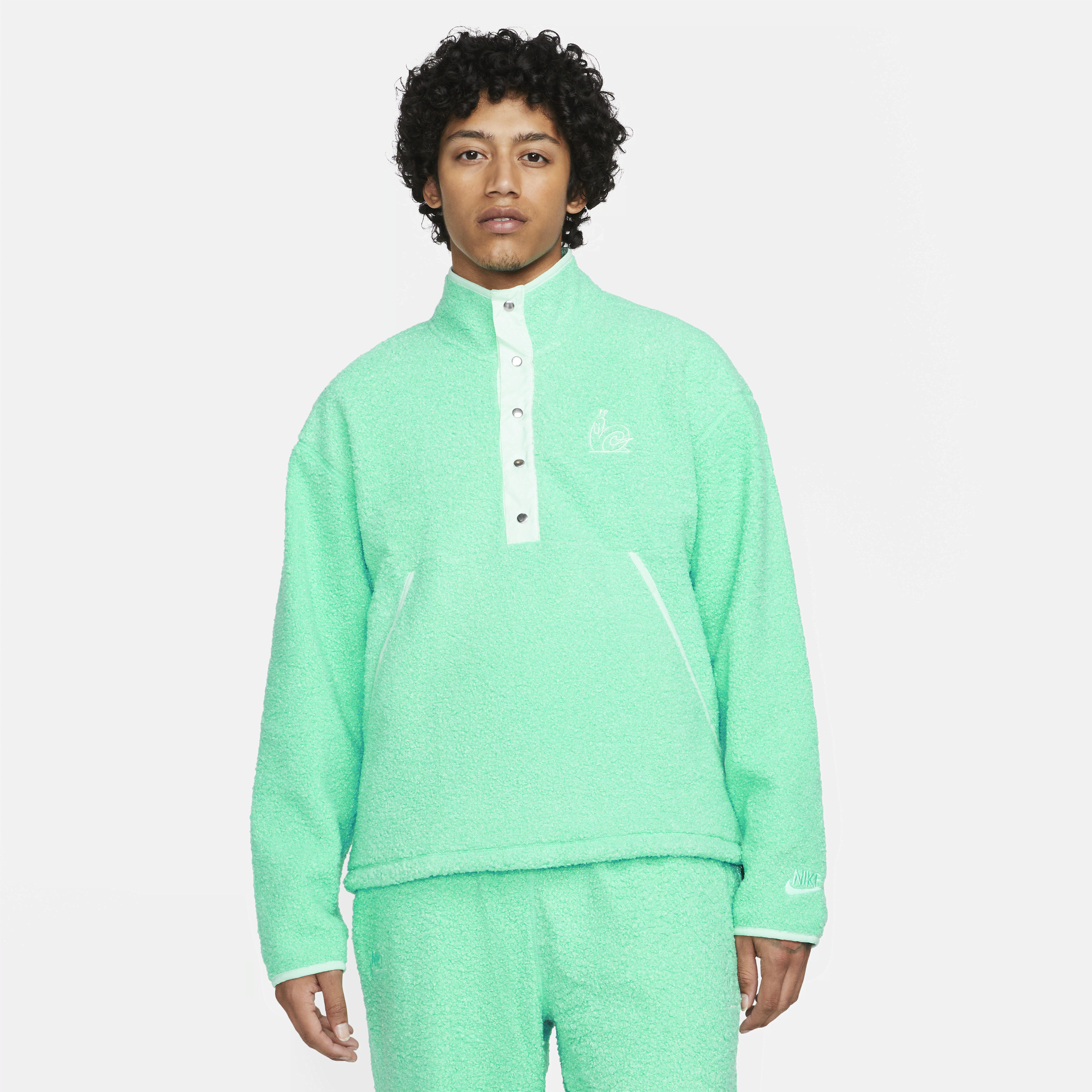 Nike Sportswear Winterized-pullover med for til mænd - grøn