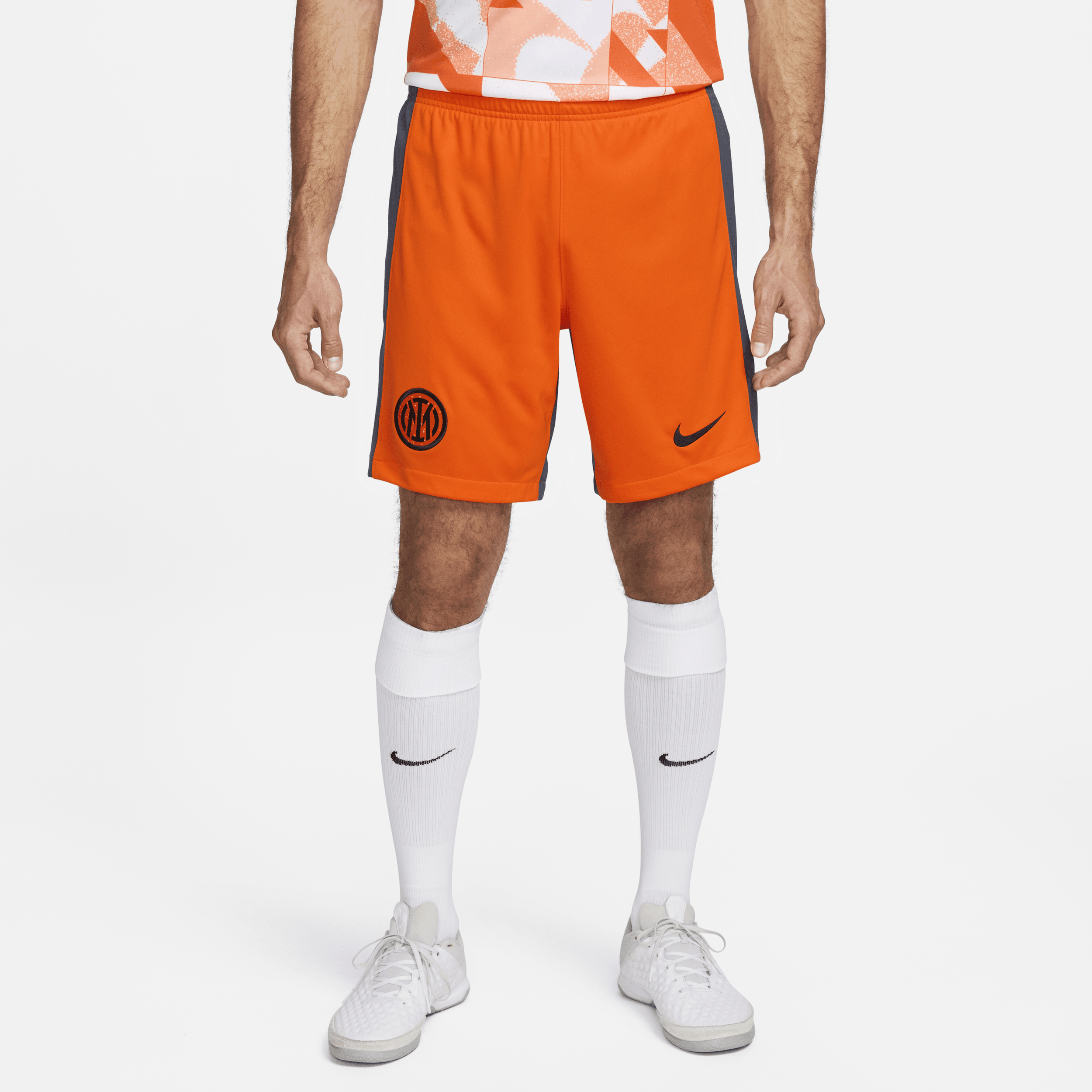 Shorts da calcio Nike Dri-FIT Inter 2023/24 Stadium da uomo – Terza - Arancione