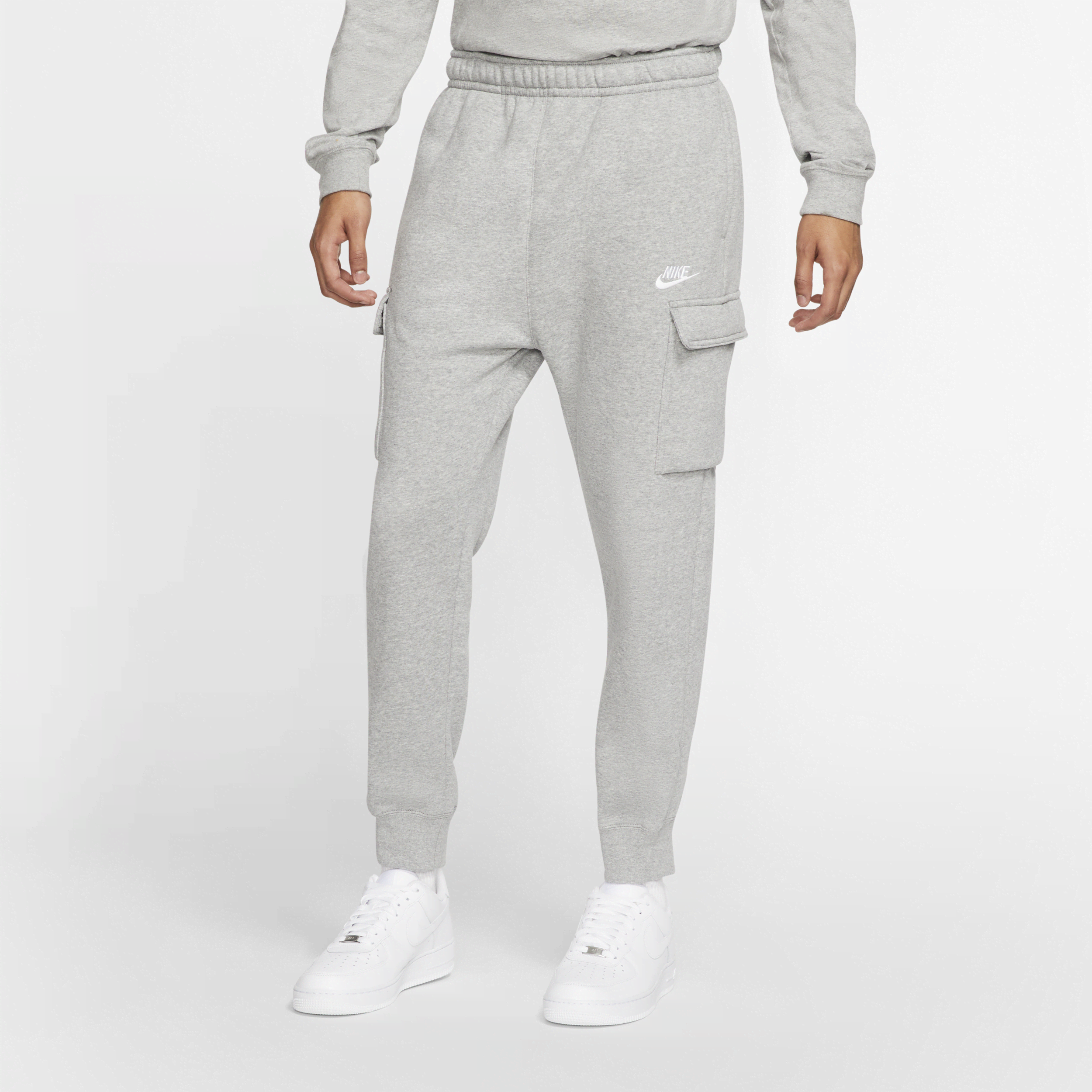 Pantaloni cargo Nike Sportswear Club Fleece - Uomo - Grigio
