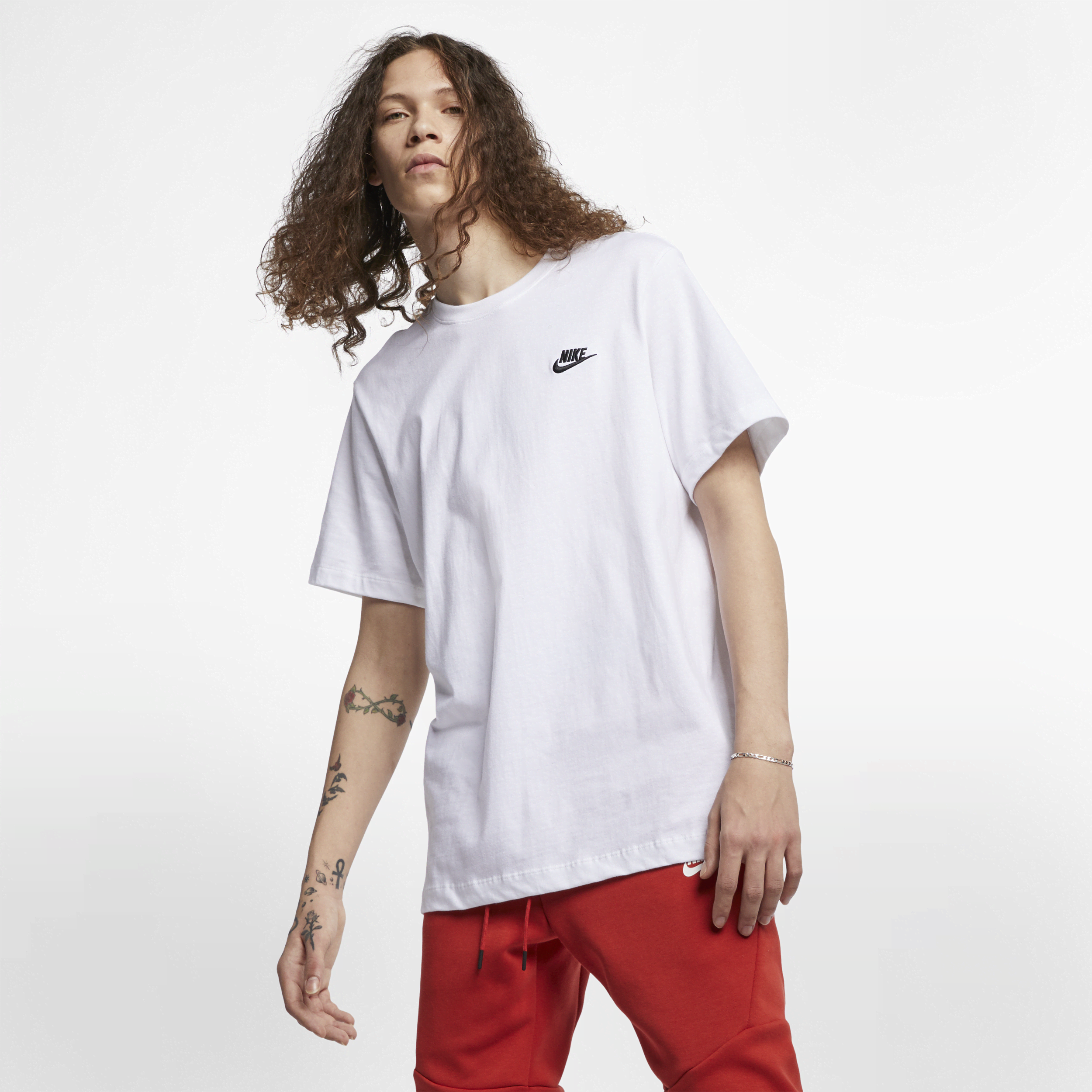 Nike Sportswear Club-T-shirt til mænd - hvid