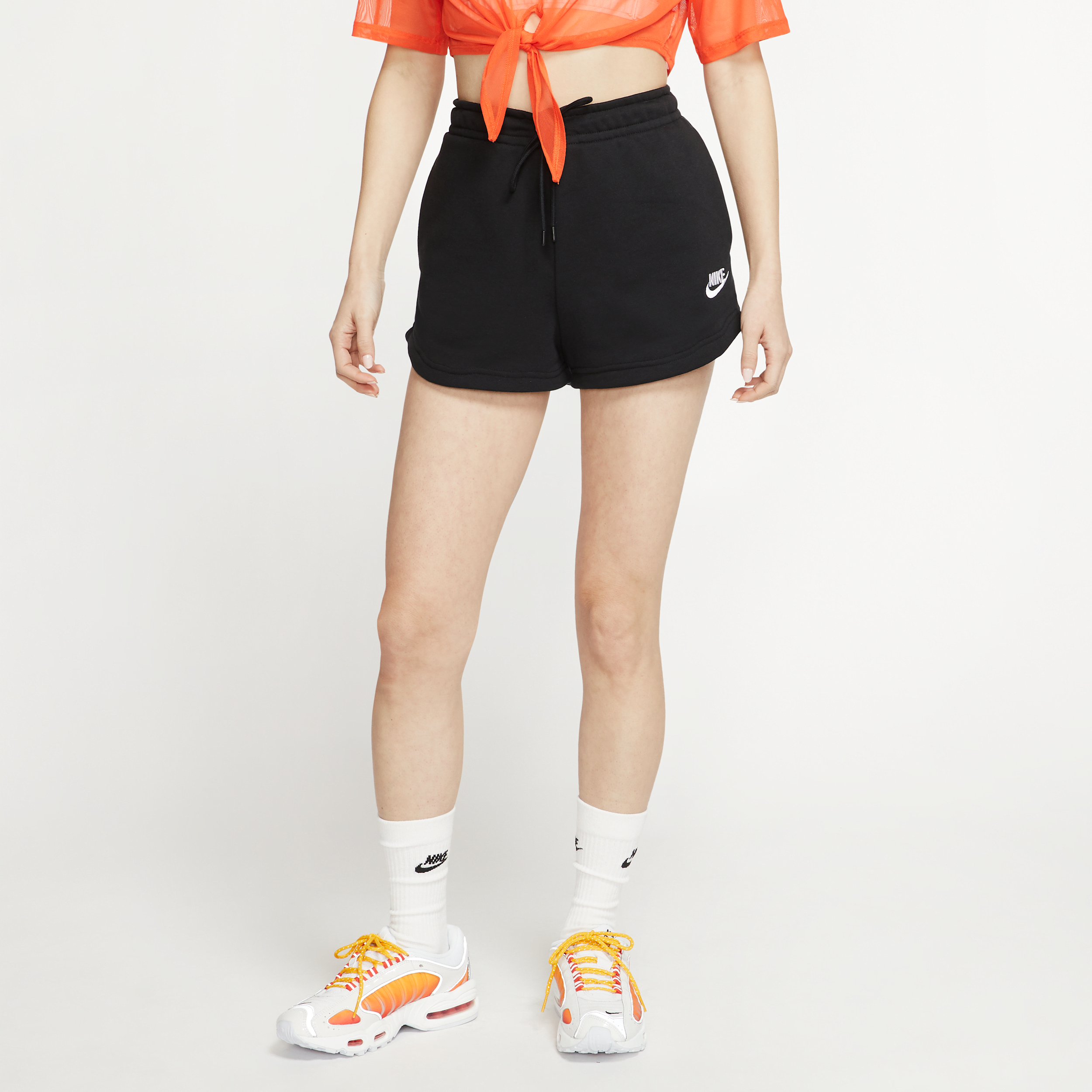 【ナイキ(NIKE)公式ストア】ナイキ スポーツウェア エッセンシャル ウィメンズ フレンチ テリー ショートパンツ CJ2159-010 ブラック 【ナイキ(NIKE)公式ストア】ナイキ スポーツウェア エッセンシャル ウィメンズ フレンチ テリー ショートパンツ CJ2159-010 ブラック