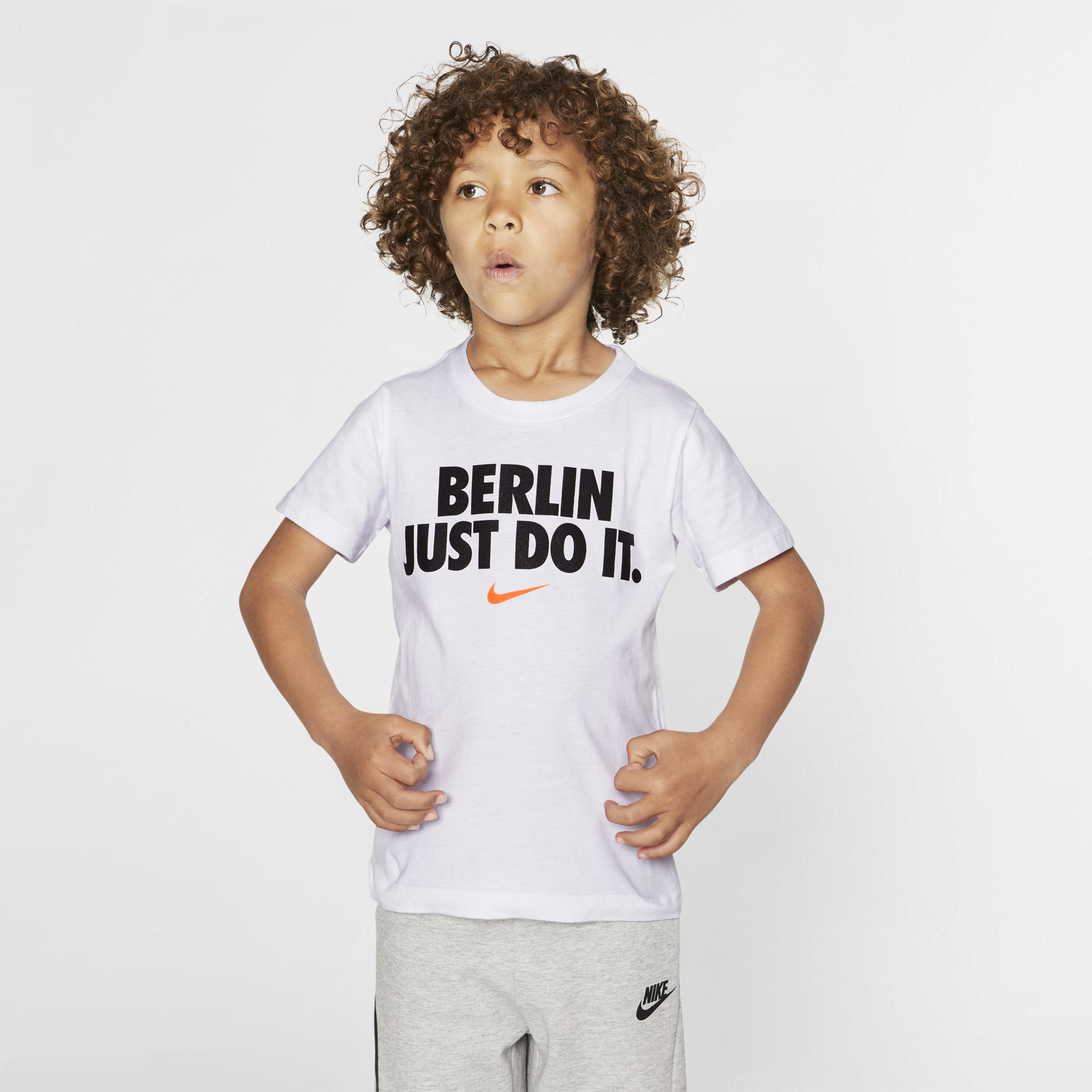 Nike JDI T-shirt voor kleuters - Wit