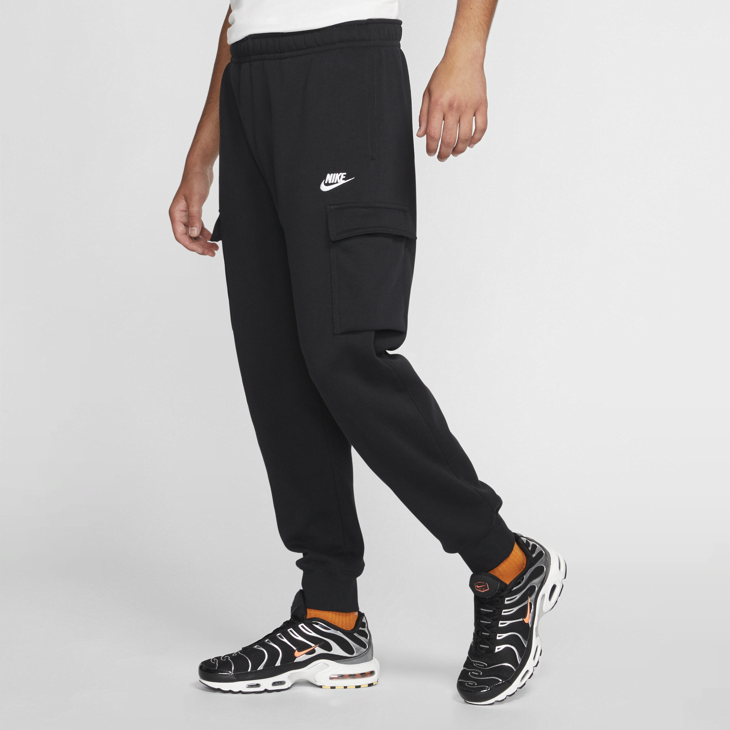 Nike Sportswear Club Fleece Cargobroek voor heren - Zwart