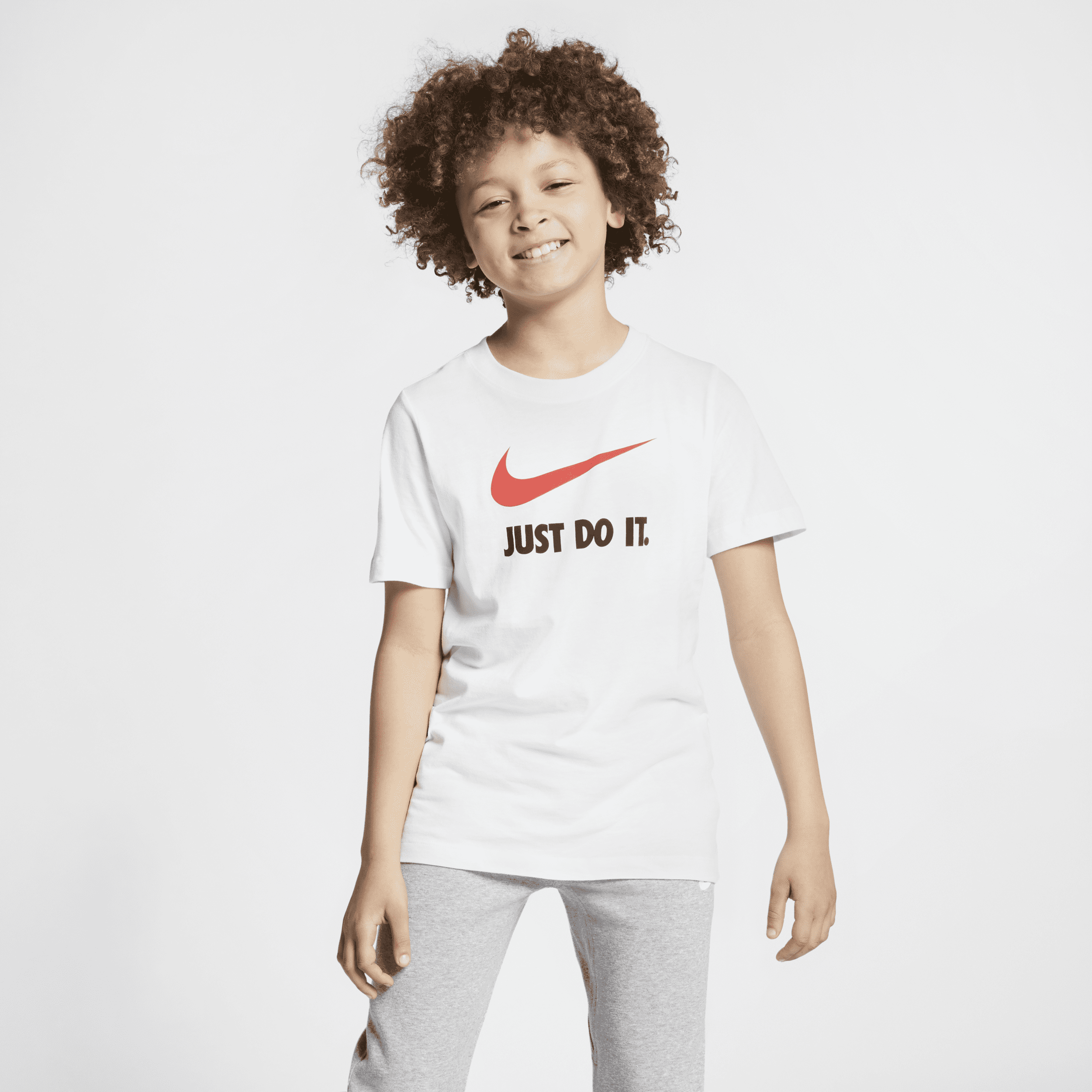 Nike Sportswear-JDI T-shirt til store børn - hvid