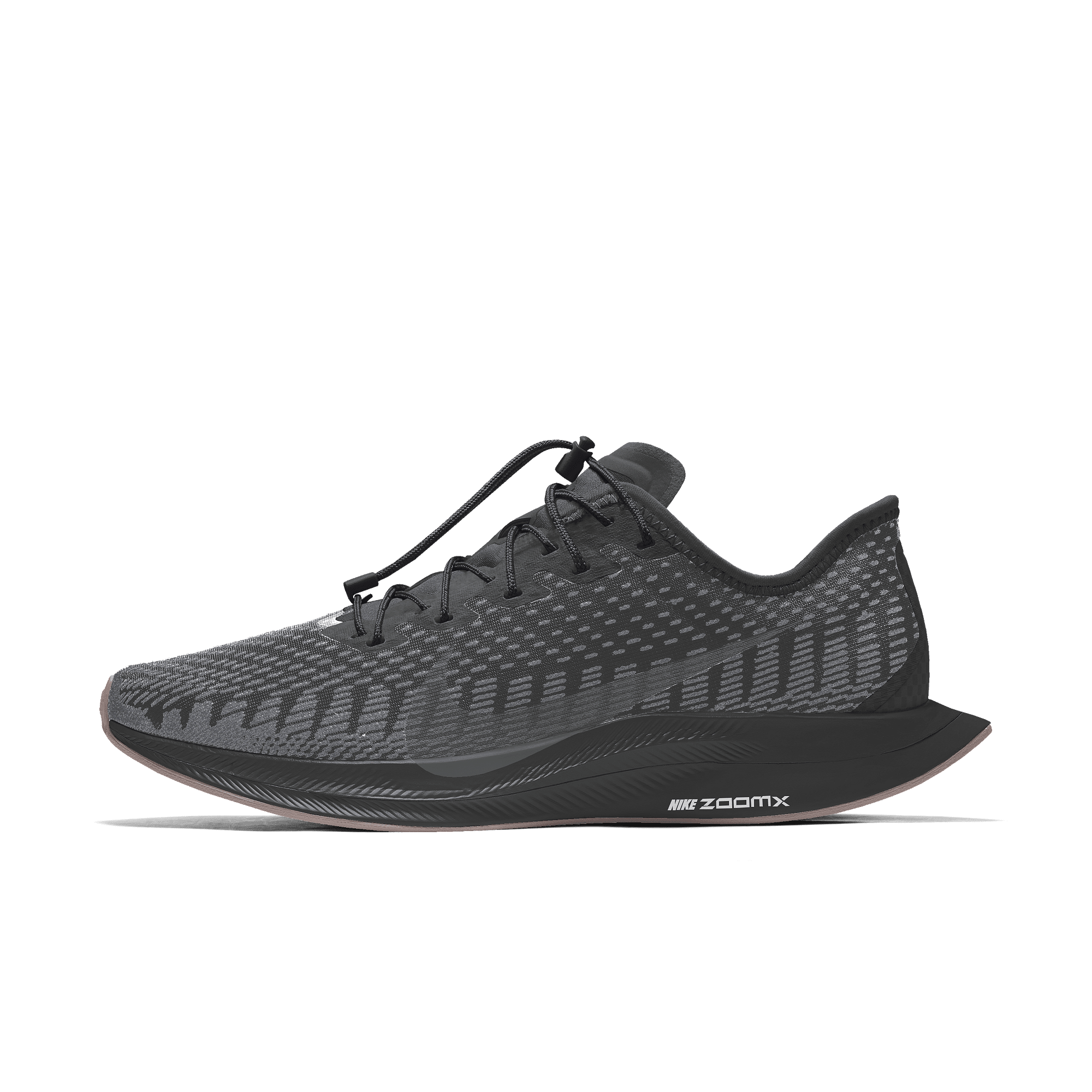 Nike Zoom Pegasus Turbo 2 Premium By You Custom hardloopschoen voor dames - Zwart