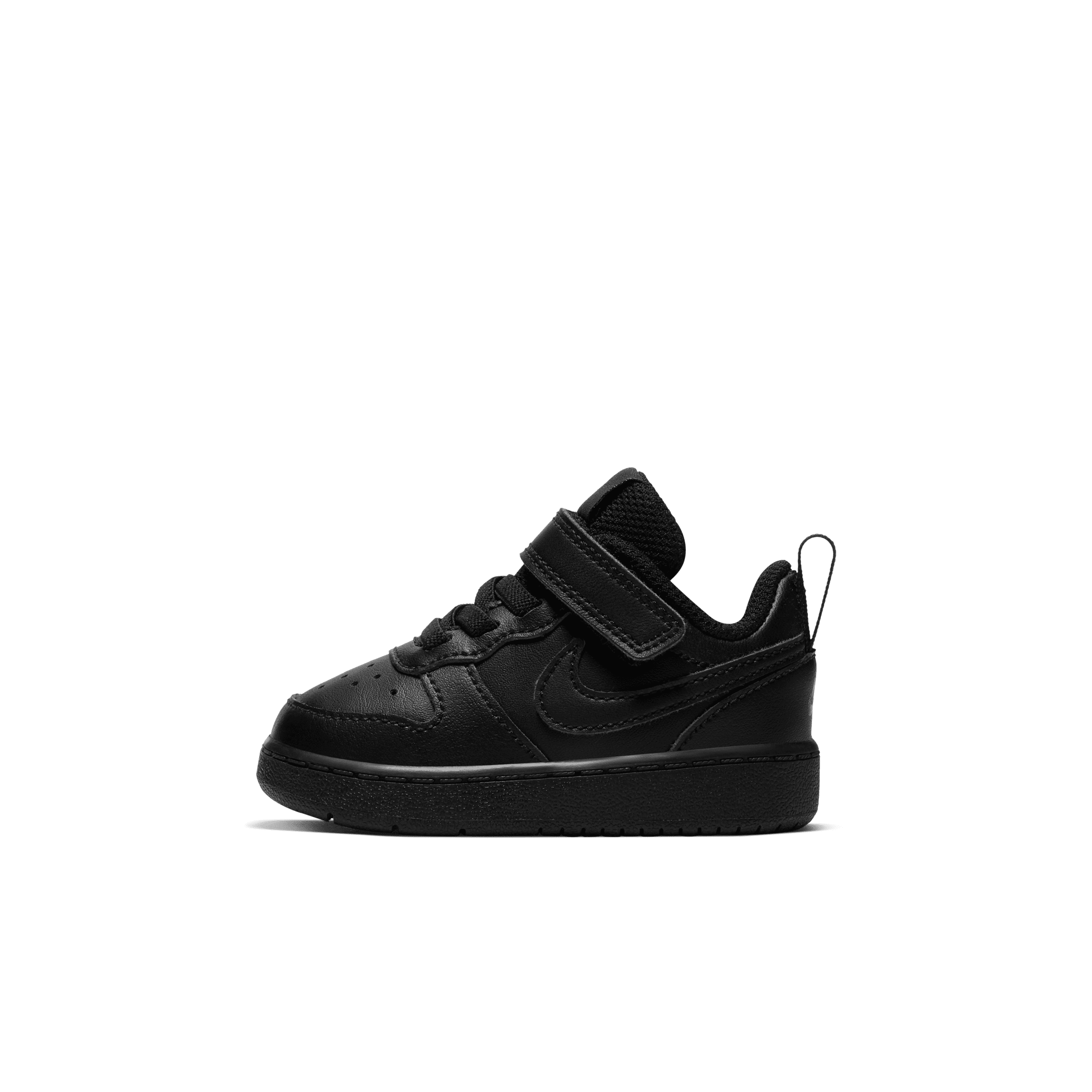 Nike Court Borough Low 2-sko til babyer/småbørn - sort