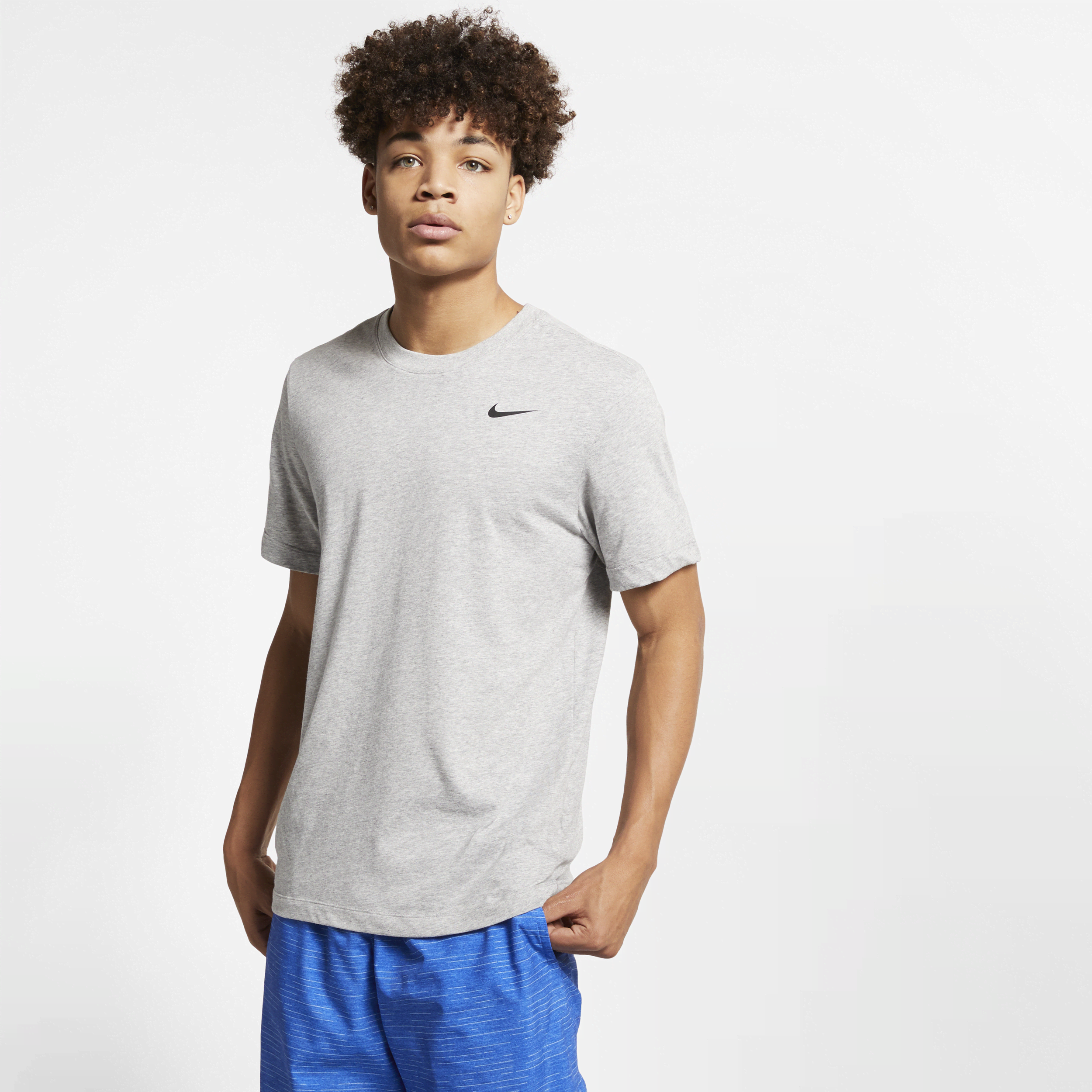 T-shirt fitness Nike Dri-FIT – Uomo - Grigio