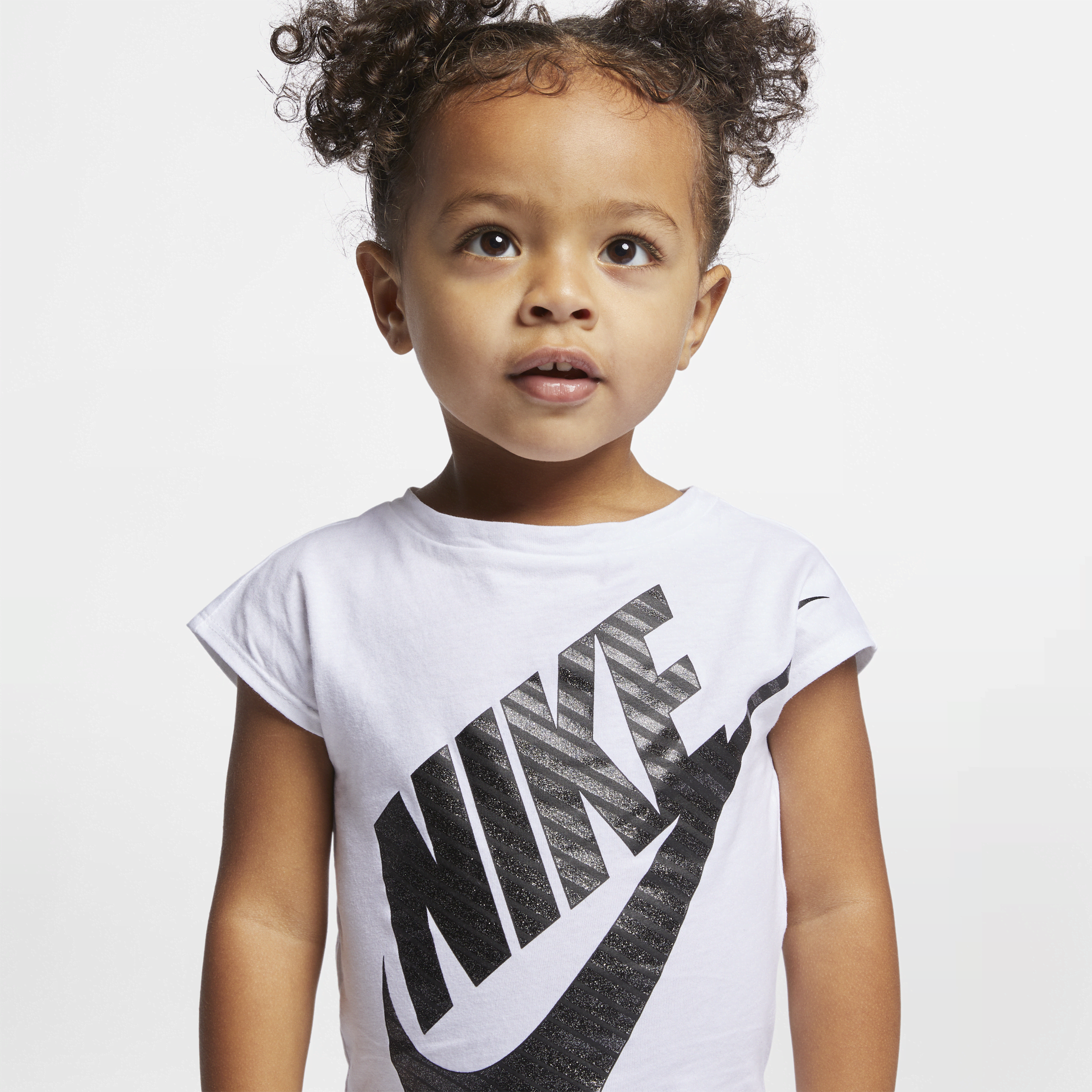 Nike Sportswear-T-shirt til småbørn - hvid