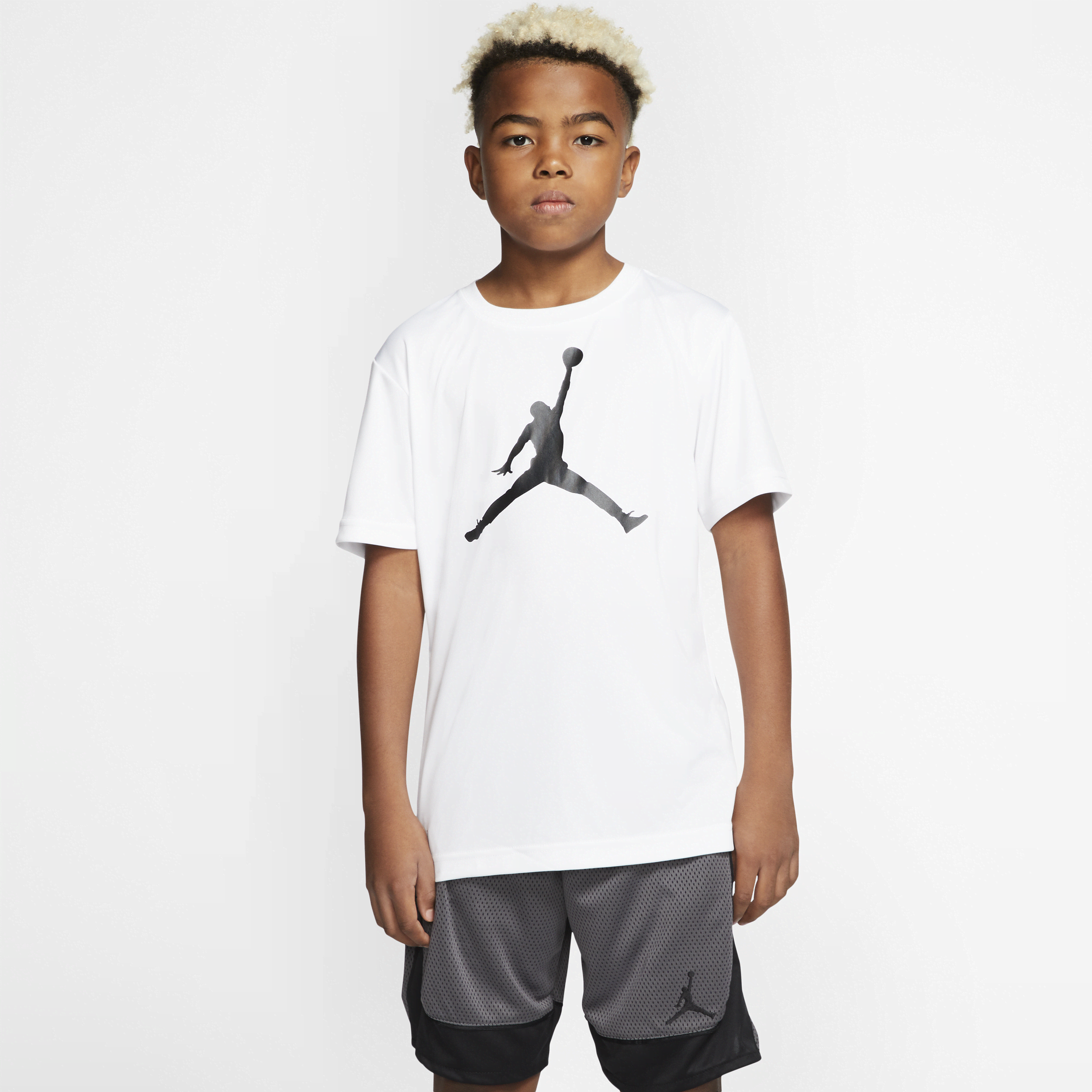 Jordan Dri-FIT Camiseta - Niño - Blanco