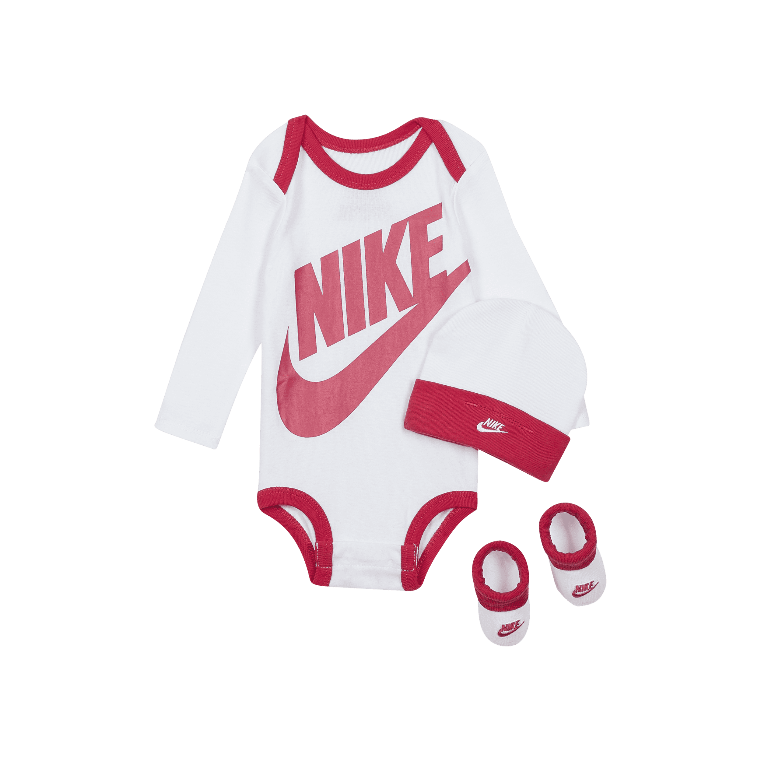 Nike-sæt i tre dele til babyer (0-6 M) - Pink