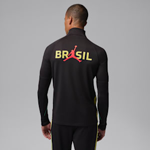 Maillot de foot Jordan Dri-FIT Brésil Strike pour homme - Noir, vue 2