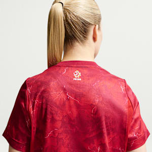 Haut de foot Replica Nike Dri-FIT Pologne 2026 Stadium Extérieur pour femme - Rouge, vue 2