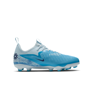 Crampons de foot multi-surfaces Nike Jr. Phantom 6 Low Academy « Erling Haaland » pour ado - Bleu, vue 3