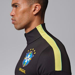 Maillot de foot Jordan Dri-FIT Brésil Strike pour homme - Noir, vue 3