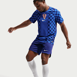 Haut de foot Authentic Nike Aero-FIT Croatie 2026 Match Extérieur pour homme - Bleu, vue 3