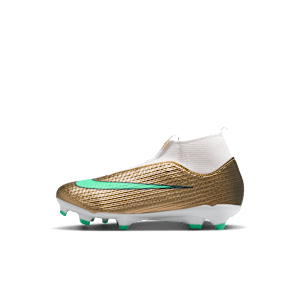 Chaussure de foot montante à crampons multi-surfaces Nike Jr. Mercurial Superfly 11 Academy "Kylian Mbappé" pour enfant - Marron, vue 1