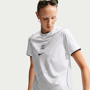 Haut de foot Replica Nike Dri-FIT Como Stadium Domicile pour femme - Blanc, vue 1