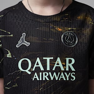 Maillot de foot Authentic Jordan Dri-FIT ADV Paris Saint-Germain 2026 Match Night Edition pour ado - Noir, vue 4