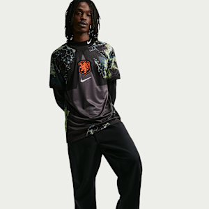 Maillot de foot à manches courtes Replica Nike Dri-FIT Pays-Bas 2026 Stadium Gardien de but pour homme - Noir, vue 3