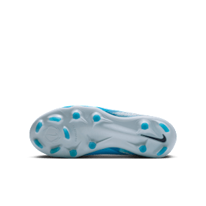 Crampons de foot multi-surfaces Nike Jr. Phantom 6 Low Pro « Erling Haaland » pour ado - Bleu, vue 2