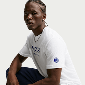 T-shirt Nike Football Paris Saint-Germain pour homme - Blanc, vue 3