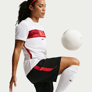 Haut de foot Replica Nike Dri-FIT Turquie 2026 Stadium Extérieur pour homme - Blanc, vue 3