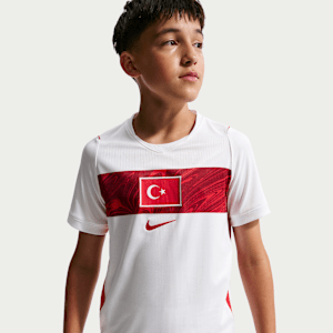 Haut de foot Replica Nike Dri-FIT Turquie 2026 Stadium Extérieur pour homme - Blanc, vue 1