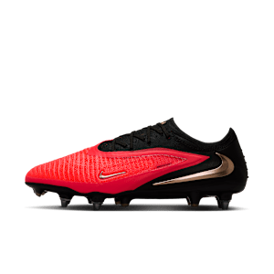 Crampons de foot pour terrain gras Nike Phantom 6 Low Elite - Rouge, vue 1