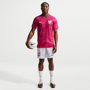 Haut de foot Authentic Nike Aero-FIT Pologne 2026 Match Extérieur pour homme - Rouge, vue 4