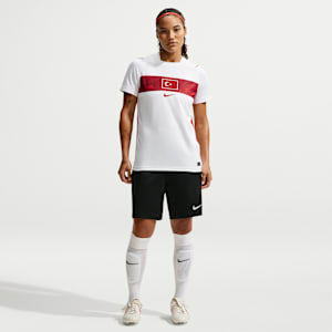 Haut de foot Replica Nike Dri-FIT Turquie 2026 Stadium Extérieur pour homme - Blanc, vue 4