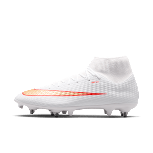 Chaussure de foot montante à crampons pour terrain gras Nike Mercurial Superfly 11 Academy - Blanc, vue 1