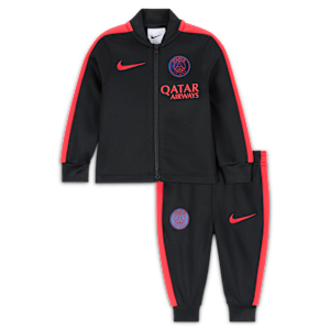 Survêtement de foot en maille Nike Dri-FIT Paris Saint-Germain Strike pour bébé et tout-petit - Noir, vue 1