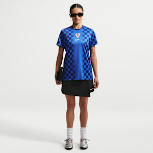 Haut de foot Replica Nike Dri-FIT Croatie 2026 Stadium Extérieur pour femme - Bleu, vue 4
