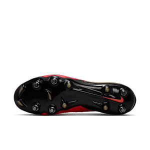 Crampons de foot pour terrain gras Nike Phantom 6 Low Elite - Rouge, vue 2