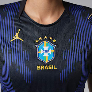 Maillot de foot Nike Dri-FIT Brésil 2026 Stadium Extérieur pour femme - Bleu, vue 4