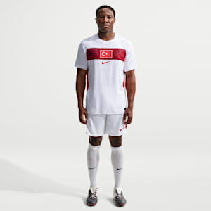 Haut de foot Authentic Nike Aero-FIT Turquie 2026 Match Extérieur pour homme - Blanc, vue 4