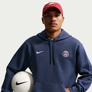 Sweat à capuche Nike Football Paris Saint-Germain Club pour homme - Bleu, vue 1