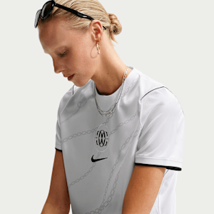 Haut de foot Replica Nike Dri-FIT Como Stadium Domicile pour femme - Blanc, vue 3