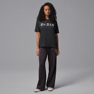 T-shirt girlfriend à motif Paris Saint-Germain pour femme - Gris, vue 4