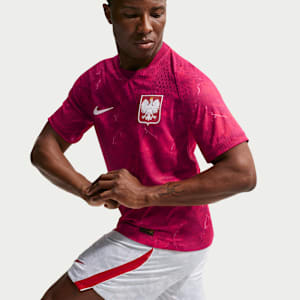 Haut de foot Authentic Nike Aero-FIT Pologne 2026 Match Extérieur pour homme - Rouge, vue 3