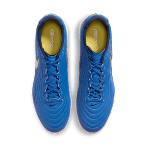 Chaussure de foot en salle coupe basse Nike Tiempo Reactgato "Joga Bonito" - Bleu, vue 4