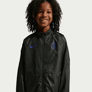Veste déperlante Nike Football Paris Saint-Germain Academy AWF Domicile pour pré-ado - Noir, vue 1