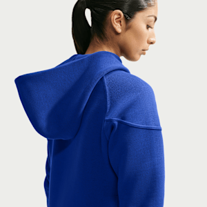 Sweat à capuche et zip Nike Football Paris Saint-Germain Tech Fleece Windrunner pour femme - Bleu, vue 2