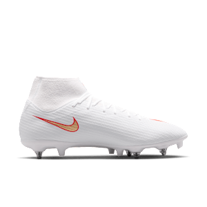Chaussure de foot montante à crampons pour terrain gras Nike Mercurial Superfly 11 Academy - Blanc, vue 3