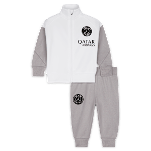 Survêtement de foot en maille Jordan Dri-FIT Paris Saint-Germain Strike Night Edition pour bébé et tout-petit - Blanc, vue 1