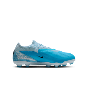 Crampons de foot multi-surfaces Nike Jr. Phantom 6 Low Pro « Erling Haaland » pour ado - Bleu, vue 3