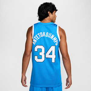 Maillot Nike Basketball Replica Giannis Antetokounmpo Grèce Limited Road pour homme - Bleu, vue 2
